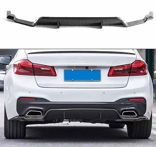 Auto Heckstoßstange Diffusor Spoile für B-MW 5 Series G30 G38 2018-2020, ABS Heckdiffusor Stoßstange Splitter Unterlippe Kratzfeste Protector Body-Kit Zubehör von SOUTES