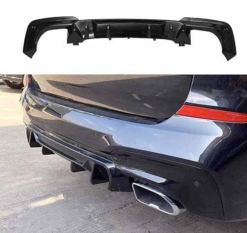 Auto Heckstoßstange Diffusor Spoile für B-MW X3 G01 G08 2018-2021, ABS Heckdiffusor Stoßstange Splitter Unterlippe Kratzfeste Protector Body-Kit Zubehör von SOUTES