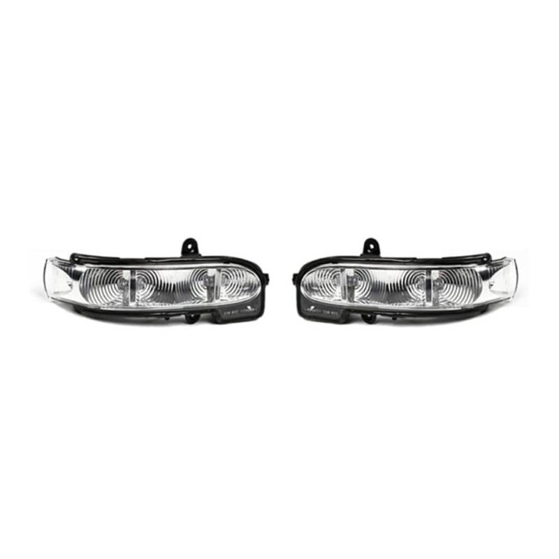 SOUTES für Benz E-Class W211 2002-2006 Auto Rückspiegel Blinker Lampe Dynamische Blinker-Seitenspiegel Blinkerleuchten Spiegelblink Blinkerlampe Zubehör von SOUTES