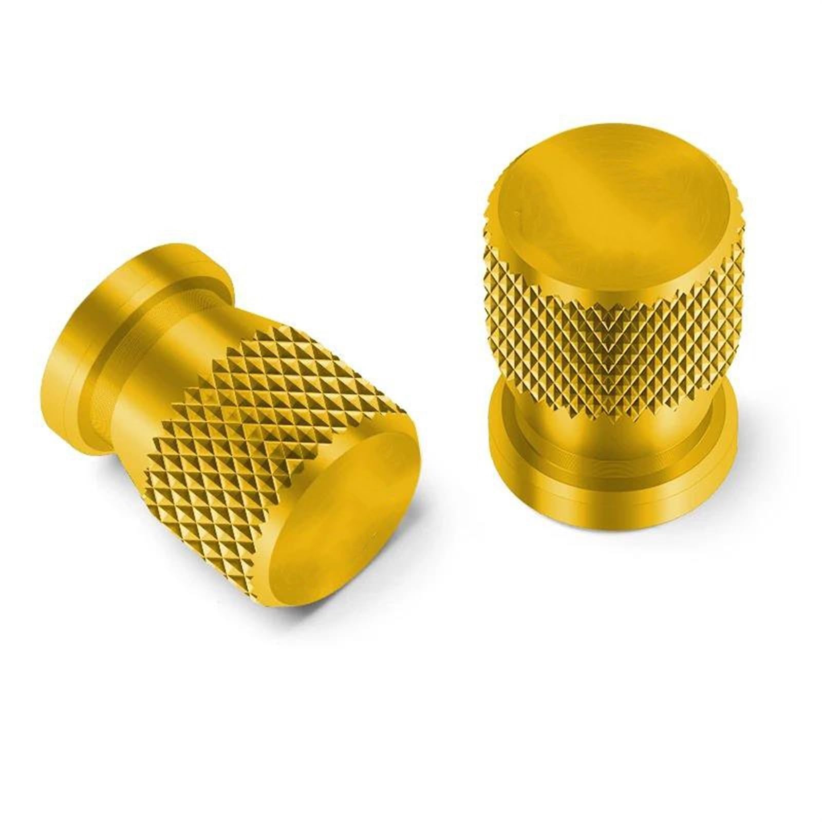 Ventilschaftkappen Motorrad Rad Reifen Ventil Stem Caps Abdeckung Für Yamaha MT01 MT09 MT07 MT10 MT03 MT 09 07 03 10 MT-09 MT-07 MT-10 MT-03(Gold) von SOUTES