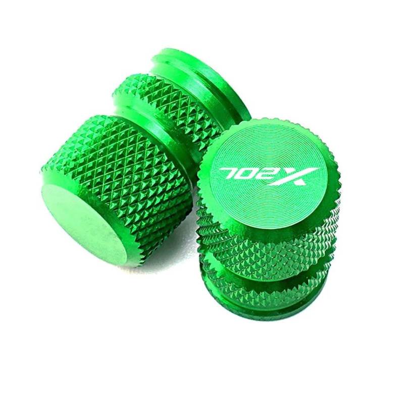 Ventilschaftkappen Motorrad Rad Reifen Ventil Stem Caps CNC Luftdichte Abdeckungen Für Benelli TRK702X TRK 702 X TRK 702X TRK702 X 2022 2023(Green) von SOUTES