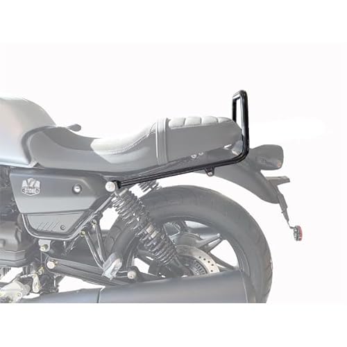 Passagiergriff schwarz kompatibel mit Moto Guzzi V7 850 von SPAAN