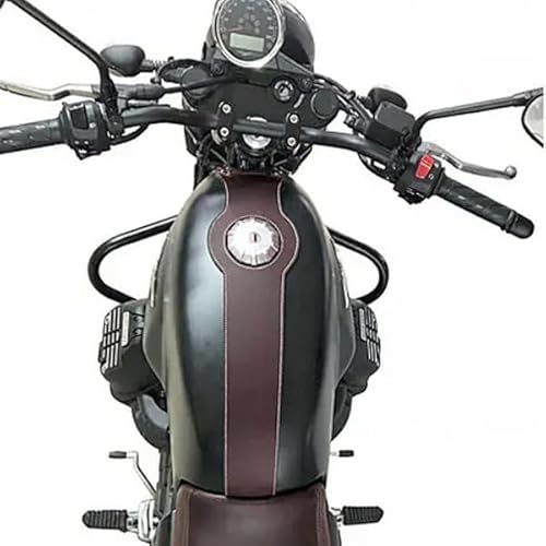 Braunes Tankpad kompatibel mit MOTO GUZZI V7 III - V7 850 ab 2021-... von SPAAN