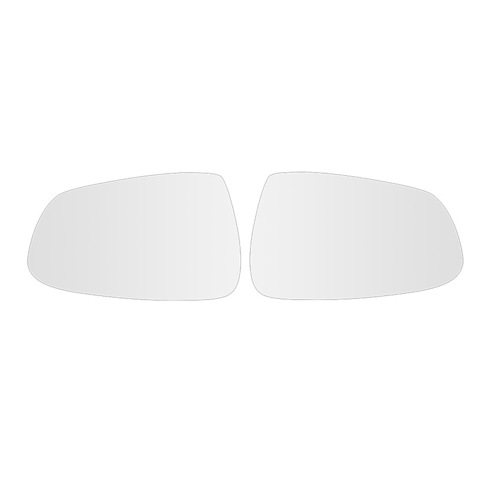 Auto Spiegelglas Für Tesla Für Modell 3 YXS 1 Paar 800R Weitwinkel Große Vision Rückspiegel Heizung Replacementen Anti Blenden umkehr Seitenspiegelglas (Farbe : White for model y) von SPANN