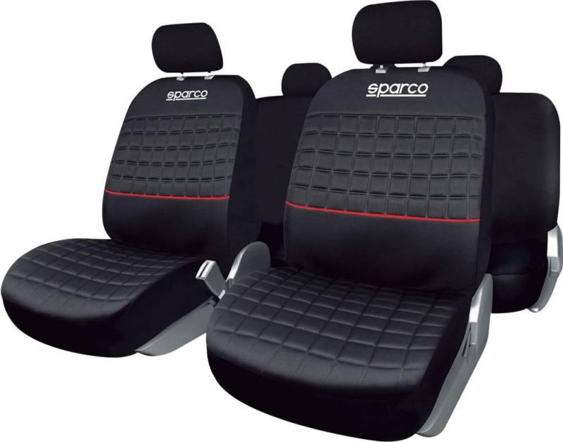 SPARCO SPC1042RS Satz Sitzbezüge, Rot von Sparco