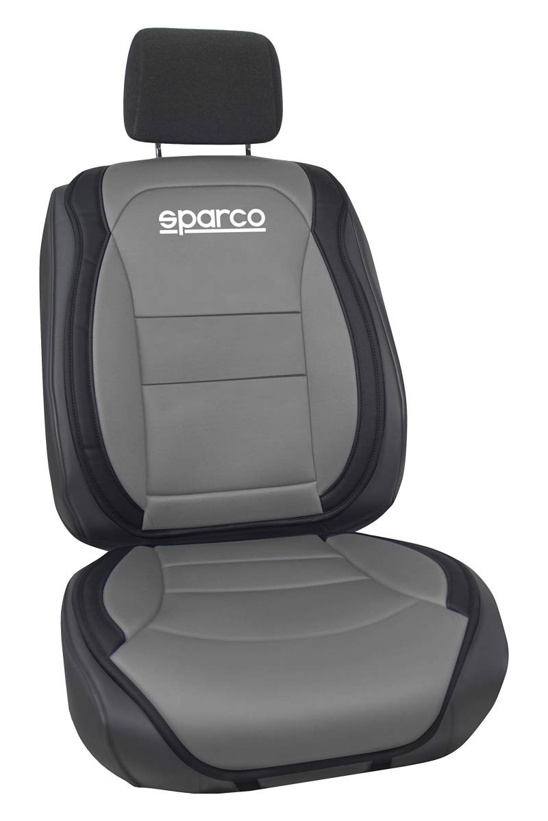 SPARCO 6922516328376 Ergonomische Rückenlehne Farbe, Schwarz/Grau von Sparco