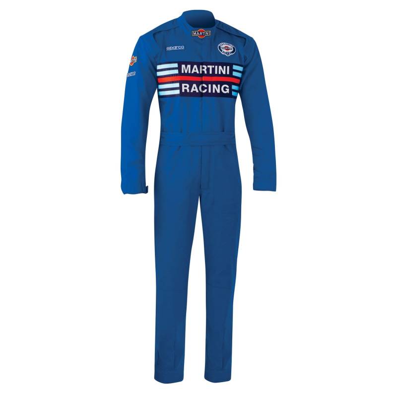 Sparco Mechanikanzug MS-4 Martini-R Größe L Blau von Sparco