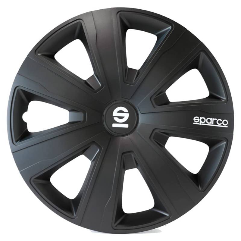 Sparco Radzierblenden Palermo - 14-Zoll - Schwarz - Satz mit 4 Stück von Sparco