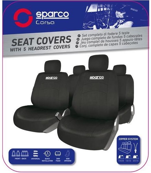 SPARCO Sitzschonbezug SPS402BK von SPARCO