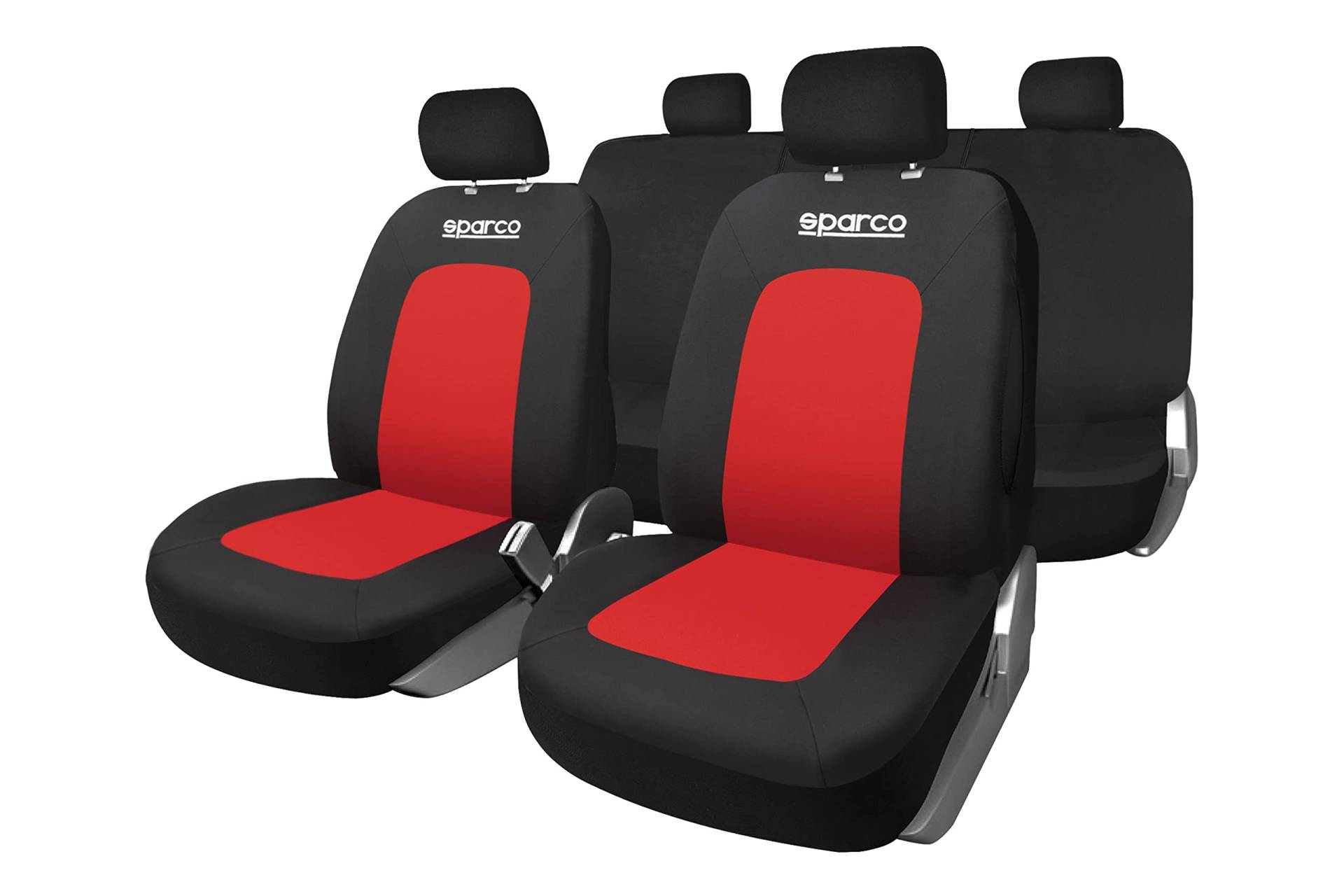 Sparco Sportabzeichen-Set Schwarz/Rot von Sparco