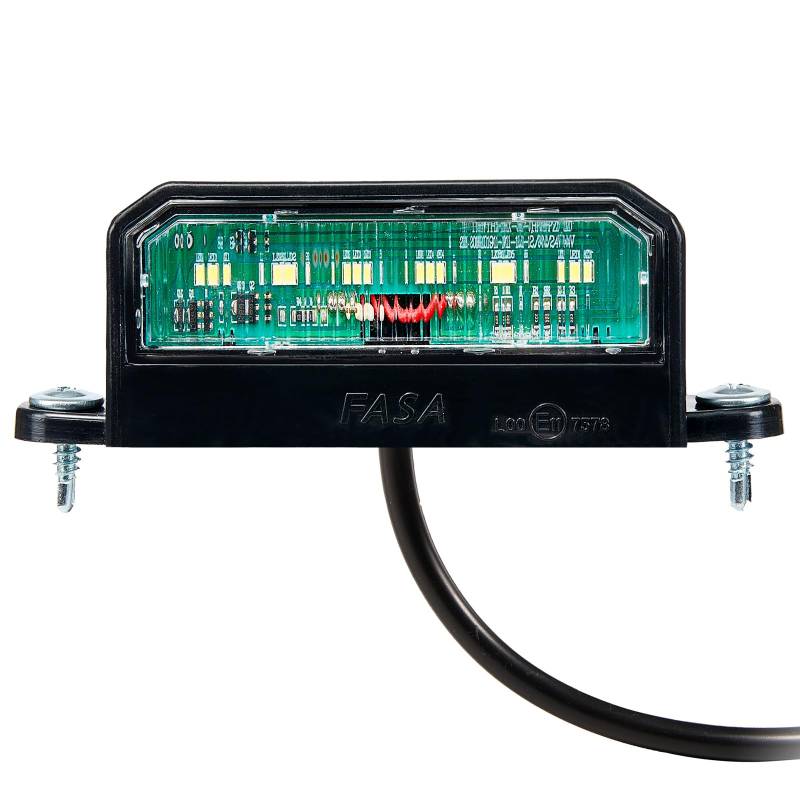 SPARKMOTO 1 x Kennzeichenbeleuchtung anhänger led, 12V 24V Universal Kennzeichenleuchte LED für PKW Anhänger,LKW, IP67 Wasserdicht Nummernschildbeleuchtung Hinten LED Anhänger,ECE und EMC Zulassung von SPARKMOTO