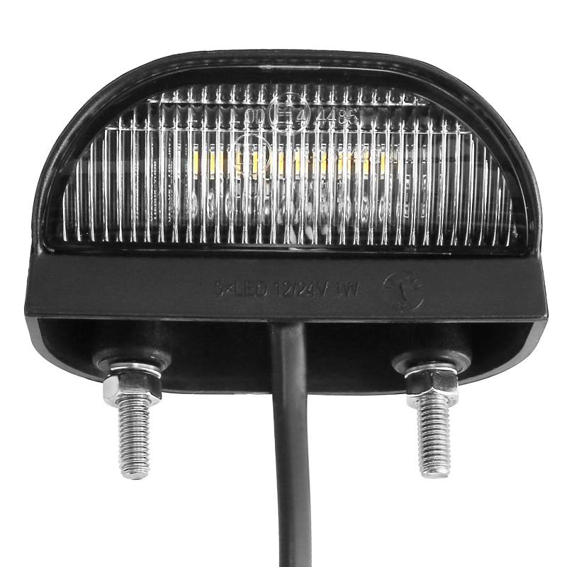 SPARKMOTO 1 x LED Kennzeichenbeleuchtung Anhänger 12v 24v, IP67 Wasserdicht Nummernschildbeleuchtung Hinten LED für Anhänger,Bootsanhänger,ECE und EMC Zulassung, LED Kennzeichenleuchte Anhänger von SPARKMOTO