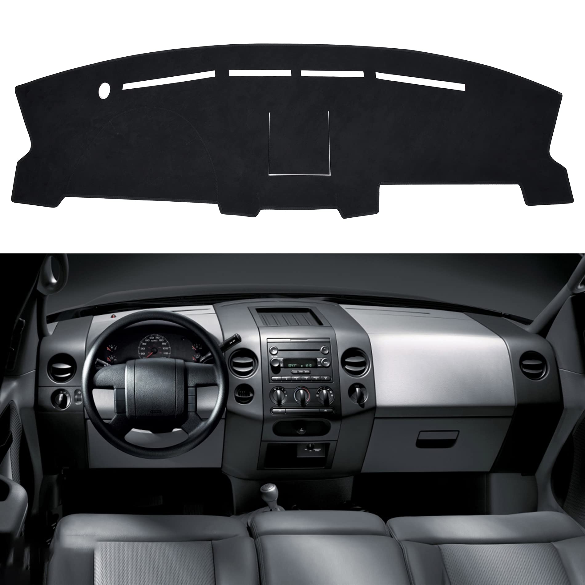 SPEEDWOW Armaturenbrett-Abdeckmatte für Ford F150 2004–2008 von SPEEDWOW