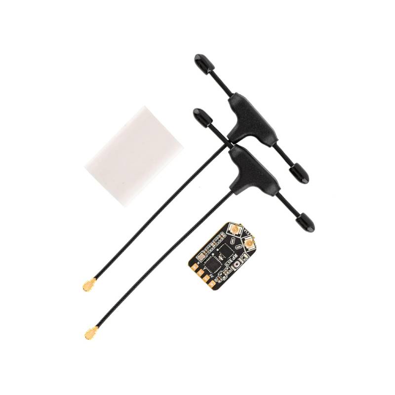 RP3 ELRS FPV Empfänger - 2,4 GHz ExpressLRS Nano Empfänger Drone RX Modul mit 65mm UFL T Antenne für FPV Drohne Tiny Whoop Fixed-wing RC Flugzeug von SPEEDY BEE