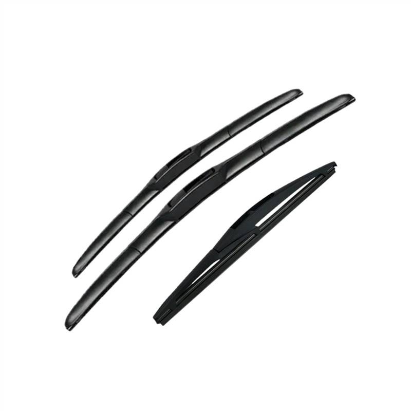 Autowischerblätter Vorne Hinten Wischer Blades Set Für Jeep Für Wrangler JL 2018 2019 2020 2021 2022 Scheibenwischer Pinsel Windschutzscheibe Fenster Auto Zubehör (Color : RHD Front Rear) von SPICLY