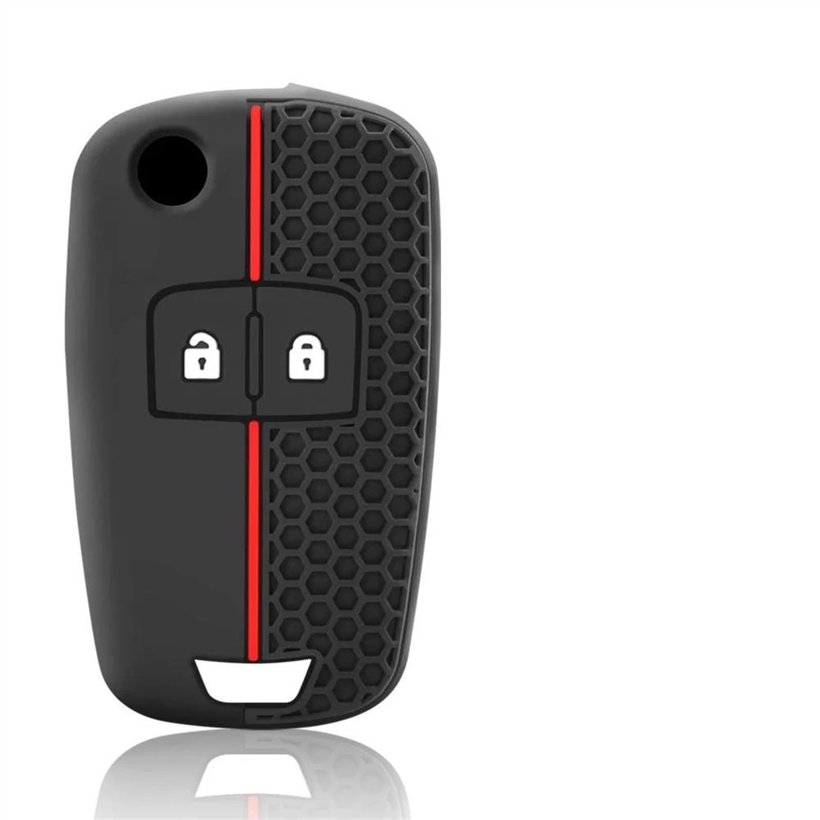 Für C&hevrolet Für Cruze Für Aveo Für Trax Silikon-Autoschlüsselhüllen Schutzabdeckung Zubehör Schlüsselgehäuse(2 Buttons) von SPICLY