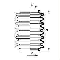 Spidan Faltenbalg, Lenkung [Hersteller-Nr. 83660] für Citroën, Peugeot von SPIDAN