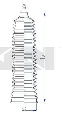 Spidan Faltenbalg, Lenkung [Hersteller-Nr. 84215] für Ford von SPIDAN