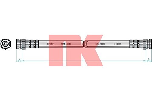 NK 853271 Bremsschlauch von SPIDAN