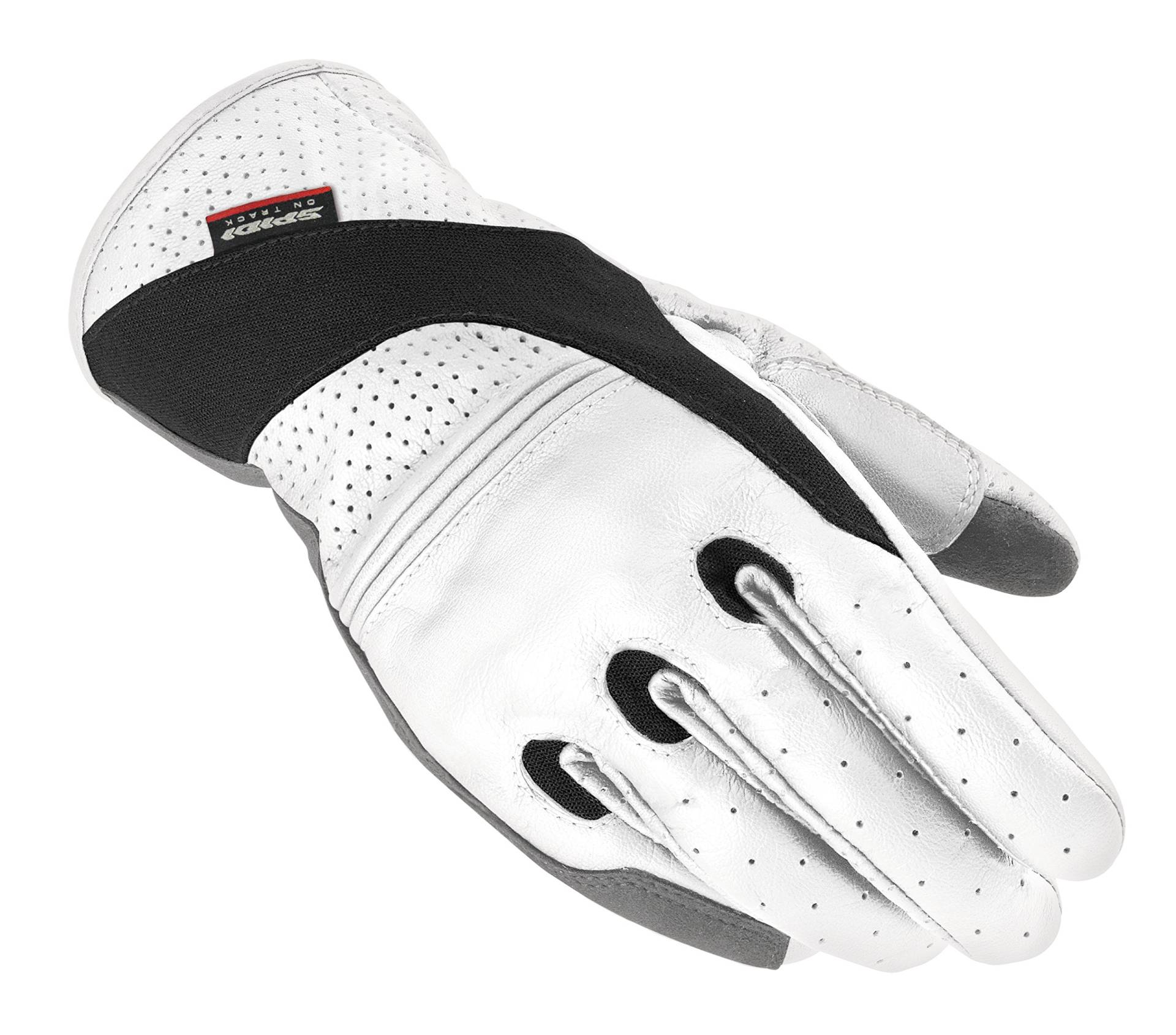 Spidi Motorrad Handschuhe Summer, Schwarz/Weiß, L von SPIDI