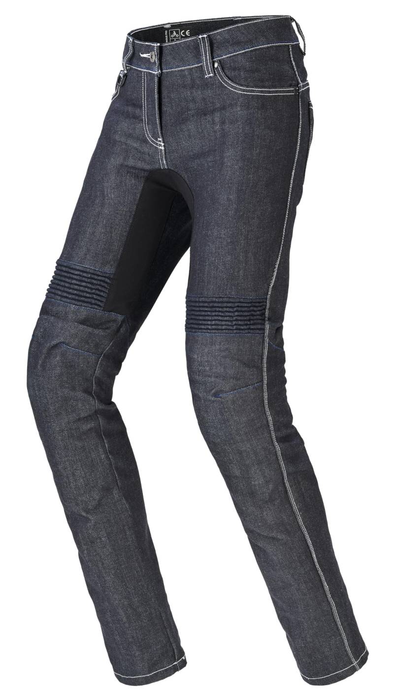 SPIDI, Jeans da Moto FURIOUS PRO LADY, Pantaloni Moto Donna con Protezioni, Resistenti ad Abrasione e Perforazione, con Protezioni sulle Ginocchia, Modello Slim Fit von SPIDI