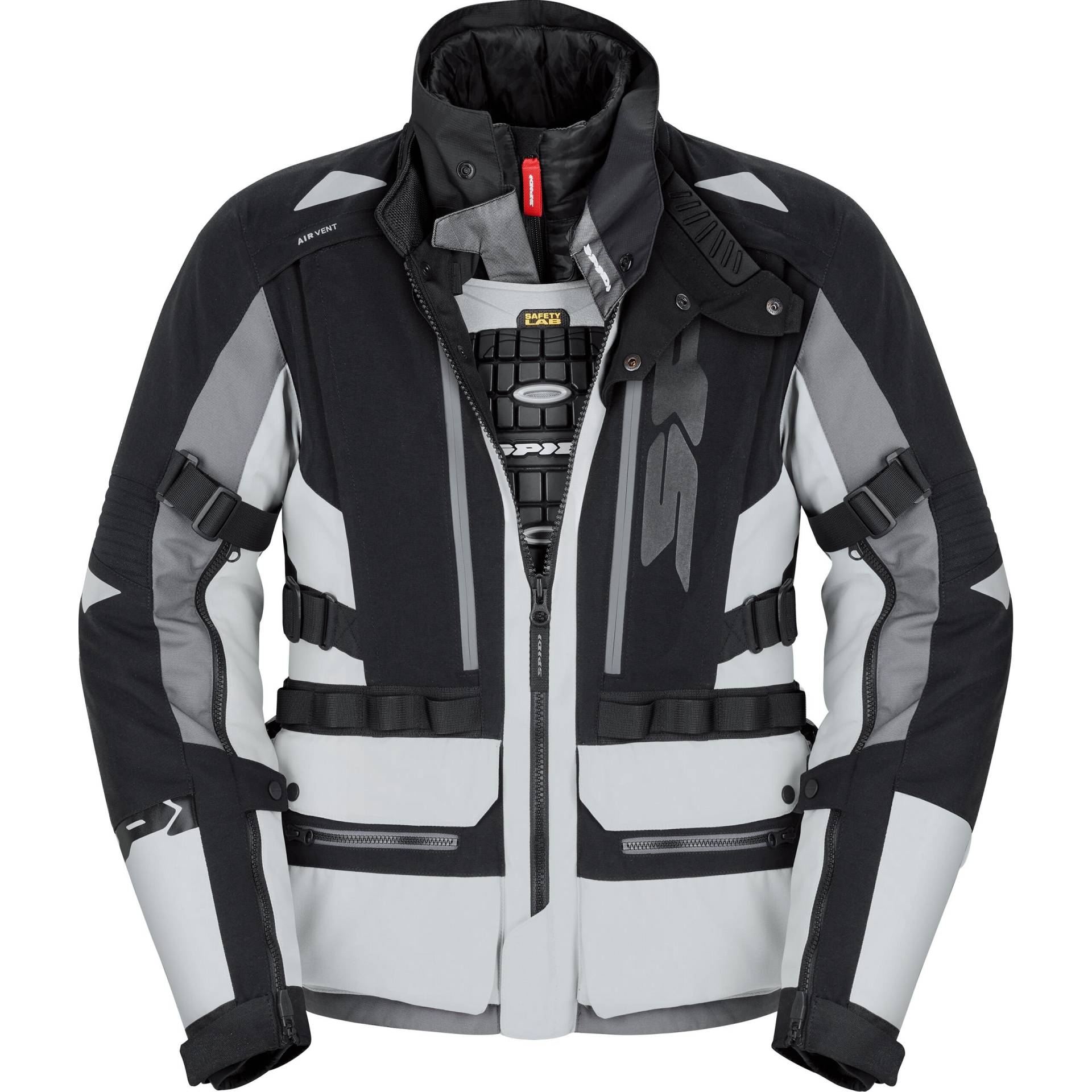 SPIDI Allroad H2Out Textiljacke grau/ice XXL Herren von SPIDI