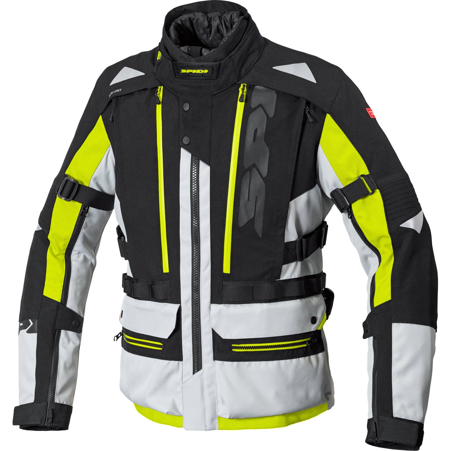 SPIDI Allroad H2Out Textiljacke schwarz/fluo gelb L Herren von SPIDI