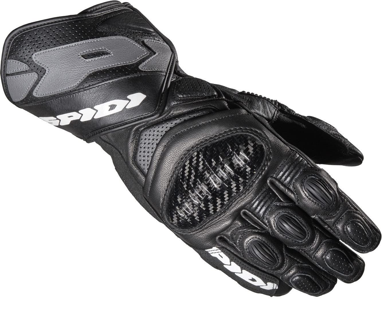 SPIDI Carbo 7 Motorradhandschuhe, schwarz, XL von SPIDI