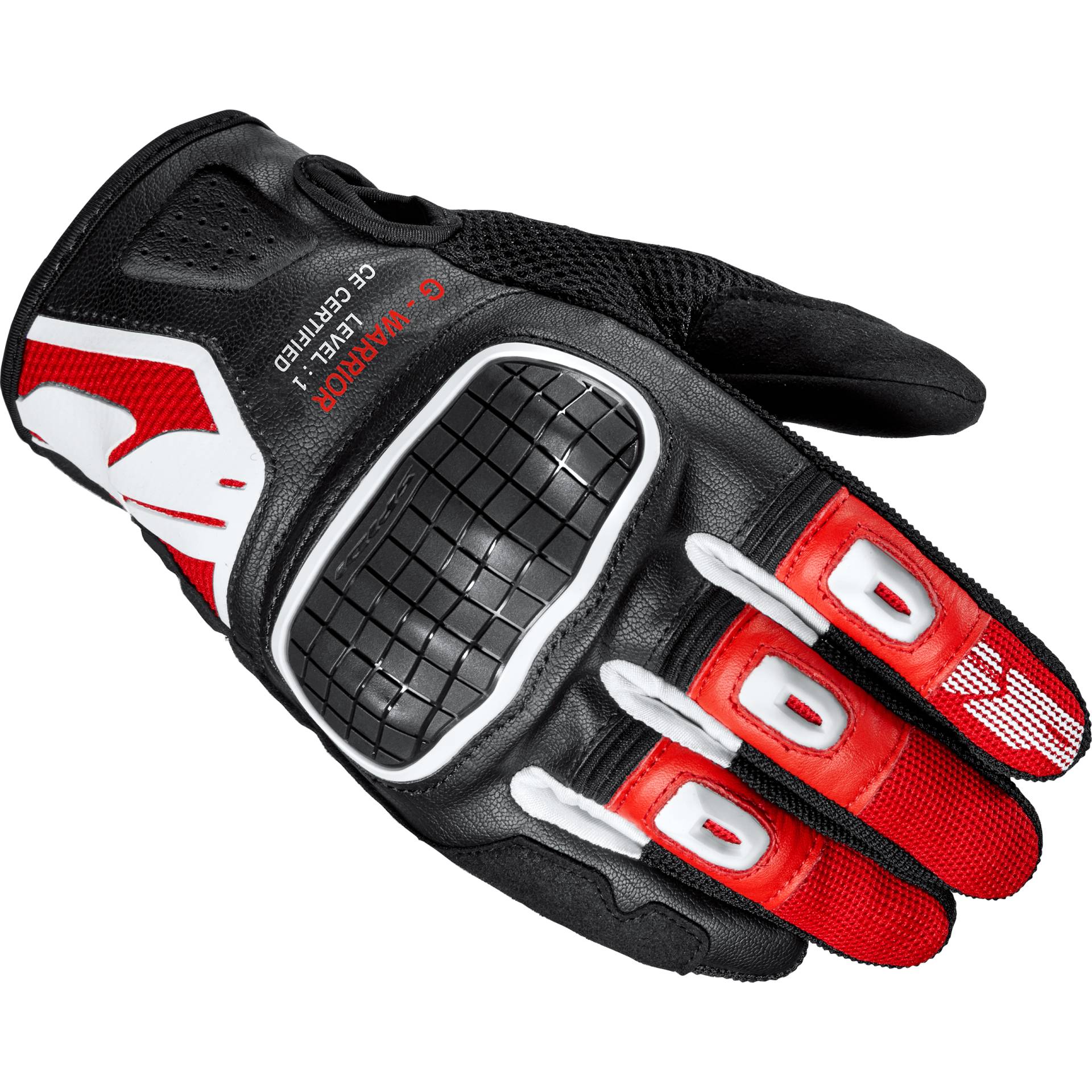 SPIDI G-Warrior Handschuh kurz rot M Herren von SPIDI