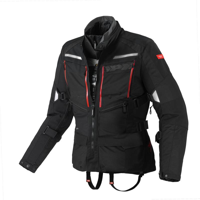 Spidi H2Out 4Season Motorradjacke, Schwarz, Größe 4XL von SPIDI