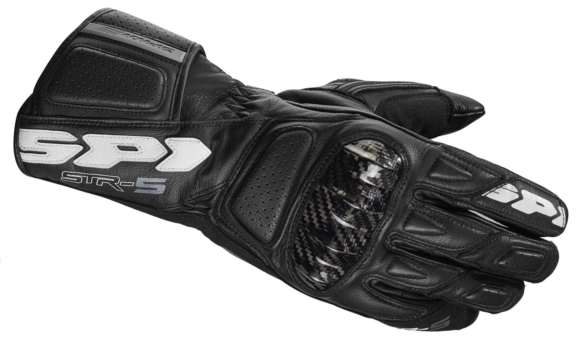 SPIDI Motorrad Handschuhe STR-5, Schwarz, Größe S von SPIDI