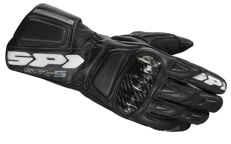 SPIDI Motorrad Handschuhe STR-5, Schwarz, Größe XL von SPIDI