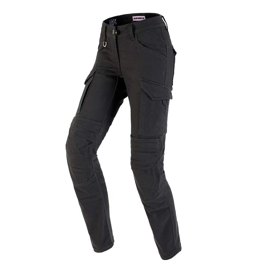 SPIDI Pathfinder Cargo Damen Motorrad Textilhose, anthrazit, 33 von SPIDI