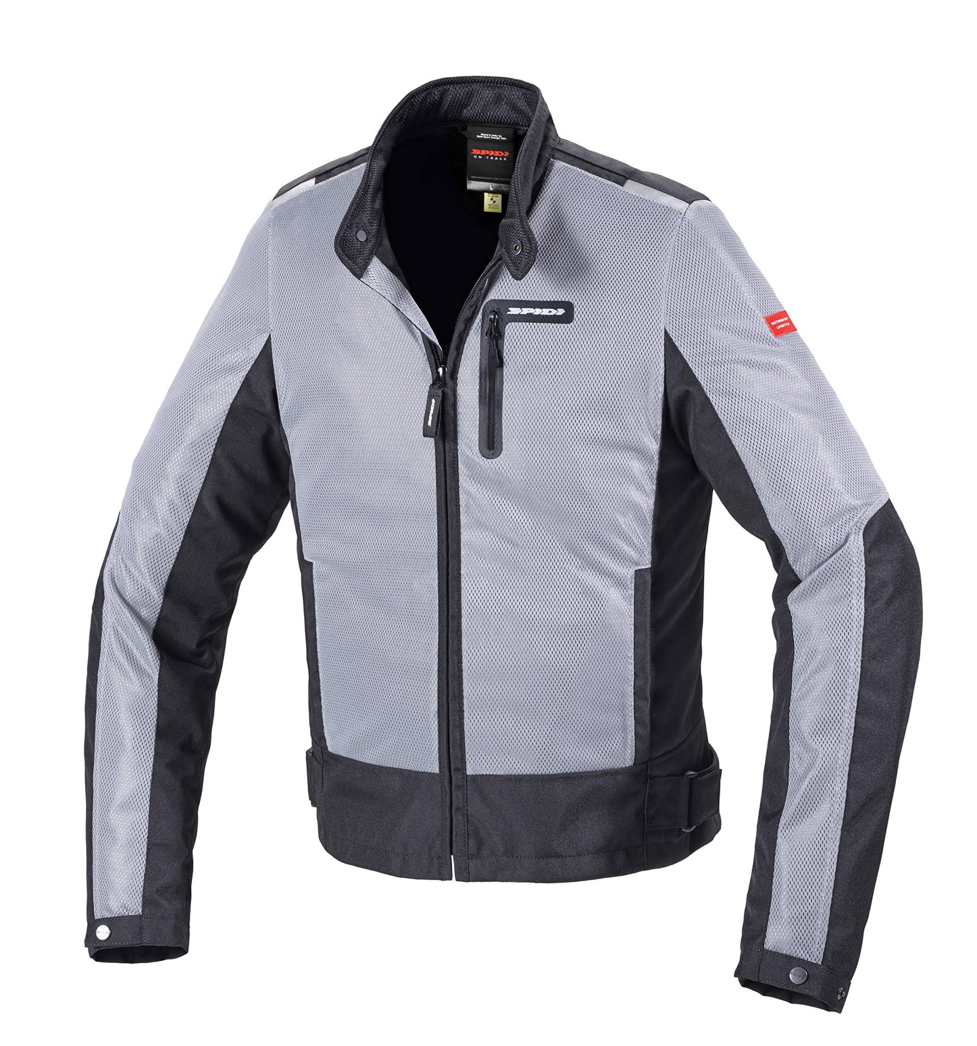 SPIDI T230-010-5XL Solar Net Tex Jacke, Schwarz/Grau, Größe 5XL von SPIDI