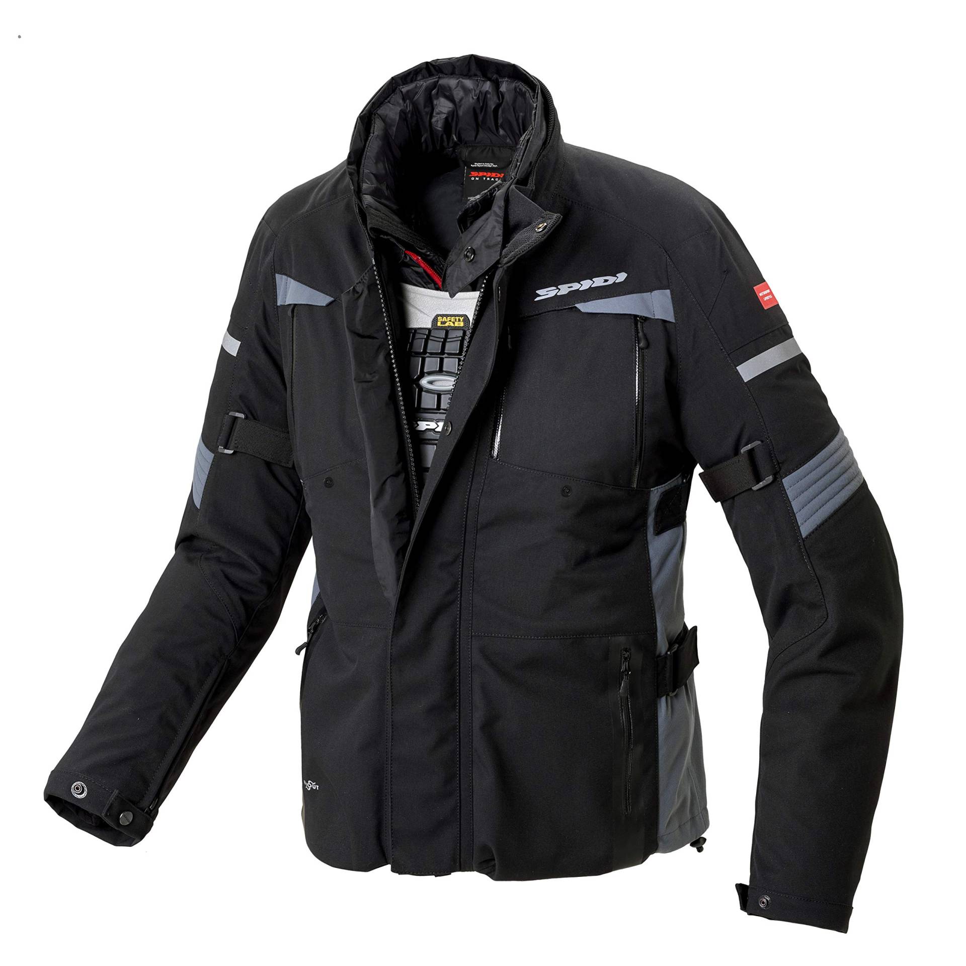 SPIDI Tour Evo H2Out Jacke, Schwarz, Größe XL von SPIDI