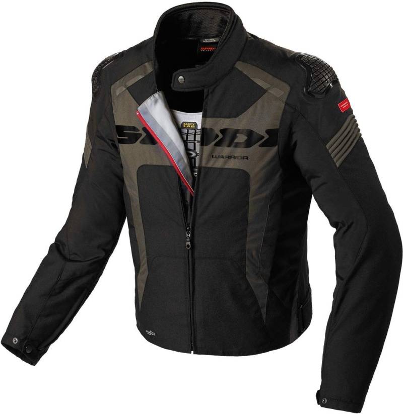 SPIDI Warrior H2OUT Jacke, Schwarz, Größe XL von SPIDI