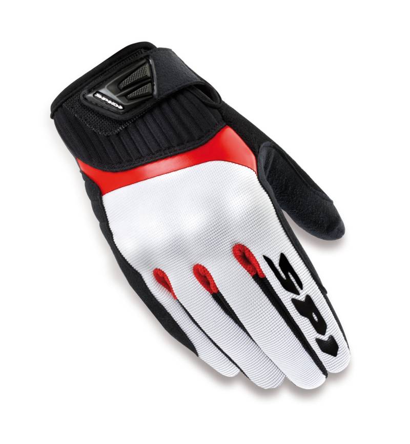 Spidi Damen Motorrad Handschuhe G-Flash, Schwarz/Rot, XL von SPIDI