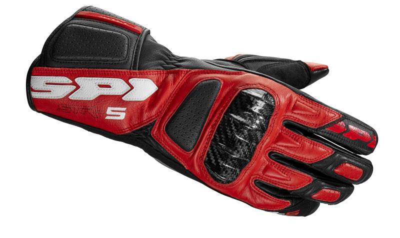 Spidi Motorrad Handschuhe STR-5, Rot, Größe S von SPIDI