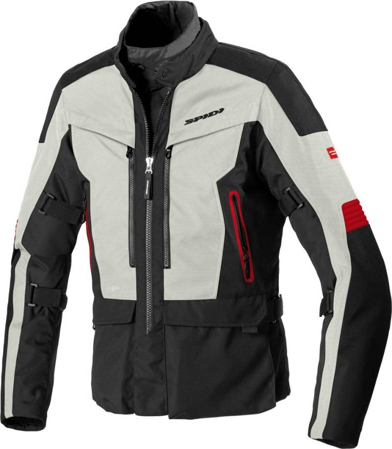 Spidi Voyager 4 H2OUT Jacke, Schwarz/Grau, Größe XL von SPIDI