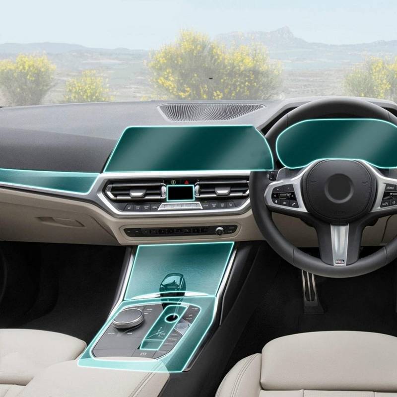 SPISLXTP Displayschutzfolie für die Mittelkonsole für die zentrale Navigation, TPU, für BMW 3er-Serie G20 2019 2020 von SPISLXTP