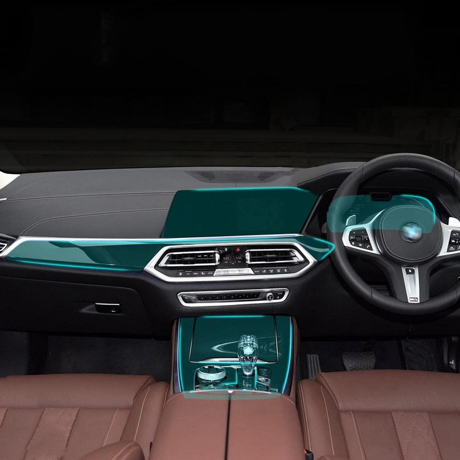 SPISLXTP Kfz-Navigationsdisplay aus TPU für BMW X5 G05 von SPISLXTP