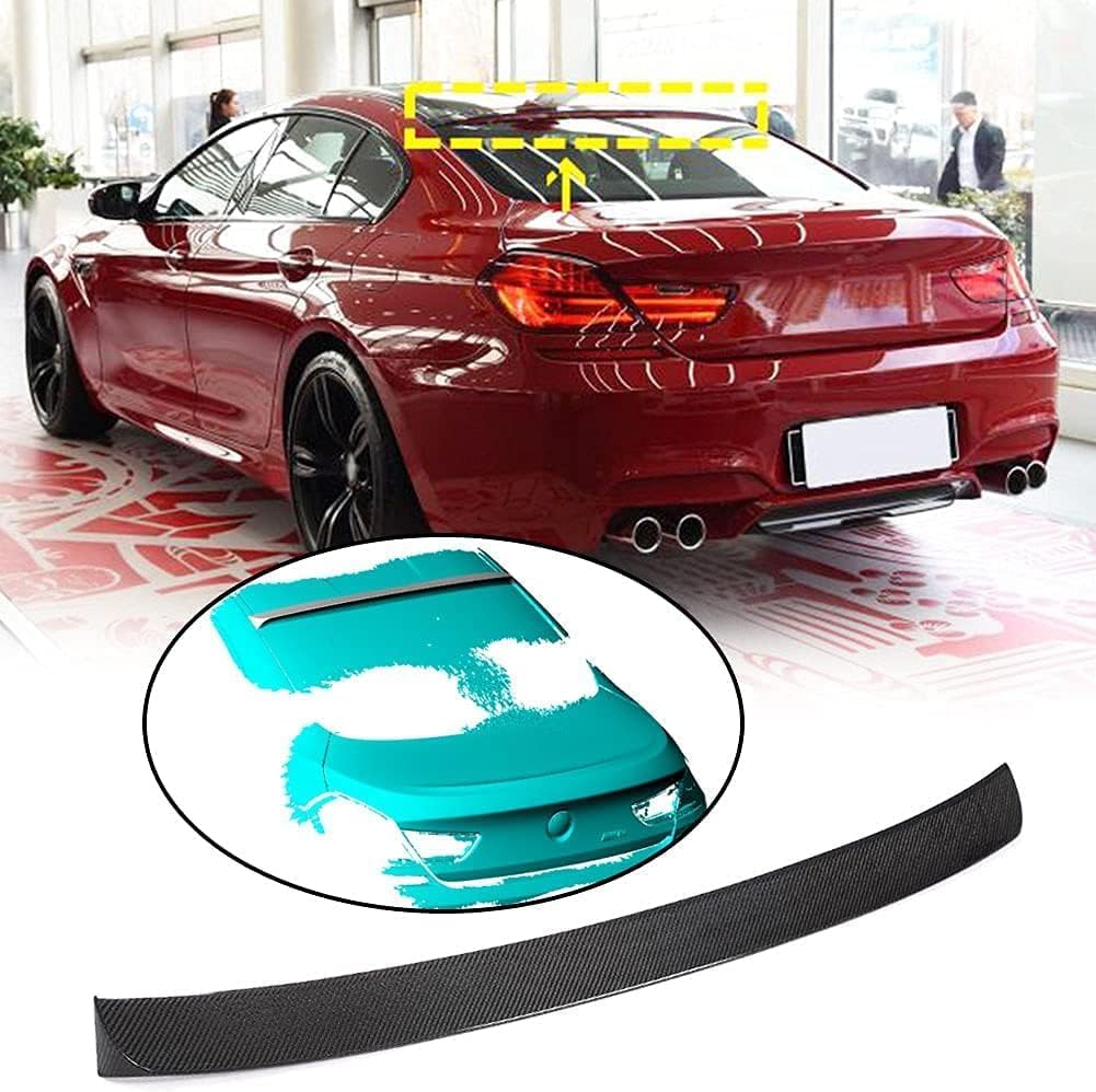 Auto Heckspoiler Kohlefaser Spoiler für BMW 6er F06 M6 2012-2019,Kofferraumspoiler Rear Lippe Styling Karosserie-Anbauteile Tuning Ersatz Umbauzubehör von SPLIUMG