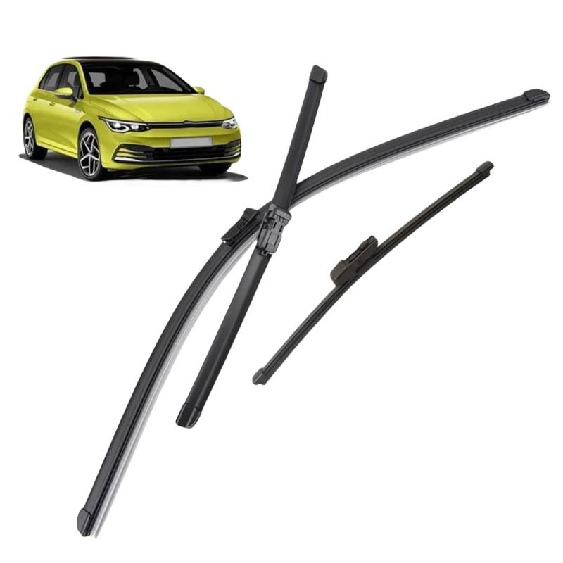 Maßgeschneidertes Scheibenwischer Kompatibel für VW Golf 8 2020-2024 26"+18"+10",scheibenwischerarm Scheibenwischer,Auto Frontscheibenwischerblätter Bürsten Zubehör von SPLIUMG