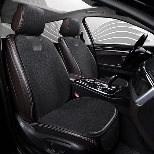 SPLIUMG Auto Leder Sitzschoner Set für Cupra Formentor 2020-2024, 5-Sitze Wasserdicht Anti-Rutsch Comfort Autositz Sitzschoner, Kompatibel für Airbag, Auto Innere Schutz Zubehör,A/Black von SPLIUMG