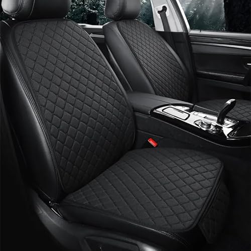 SPLIUMG Auto Leder Sitzschoner Set für Toyota CHR 2018-2023, 5-Sitze Wasserdicht Anti-Rutsch Comfort Autositz Sitzschoner, Kompatibel für Airbag, Auto Innere Schutz Zubehör,A/Black von SPLIUMG