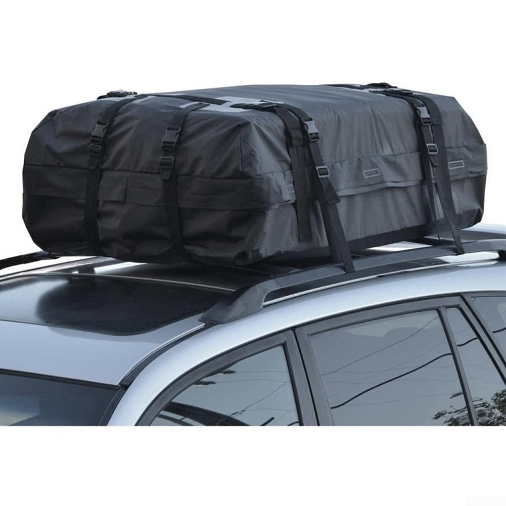 Autodachtasche 425L (15 Kubikfuß) Wasserdicht Cargo Boxen Auto Dachkoffer Große Aufbewahrungstasche Tragetasche Reisegepäck Aufbewahrung für Autos Vans SUVs LKW von SPORTARC