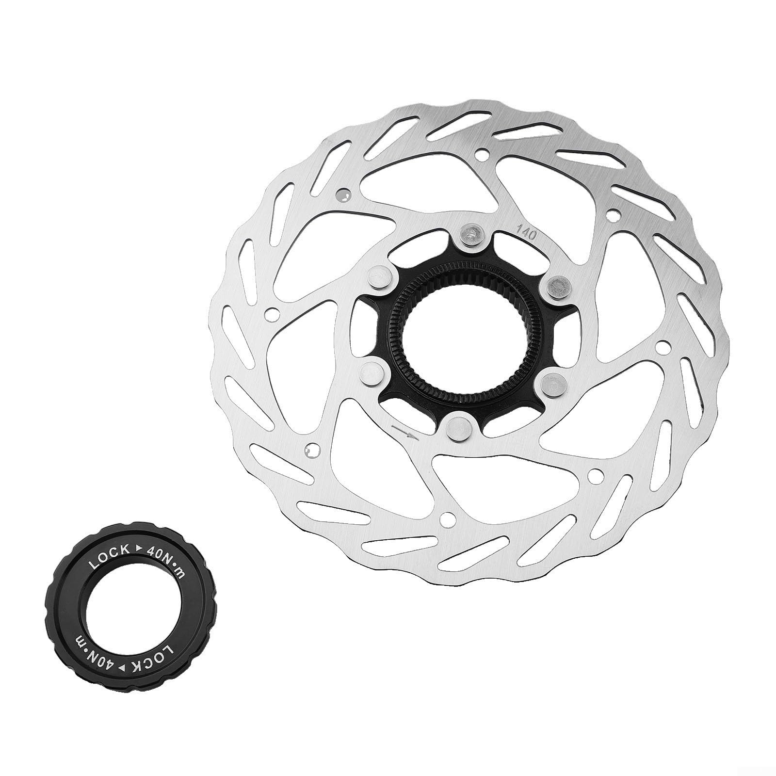 Innovative Centerlock-Scheibenbremse für Rotor-Berg- und Straßennutzung, stromlinienförmiges Design, reduziert das Gewicht (1 Stück, 140 mm) von SPORTARC