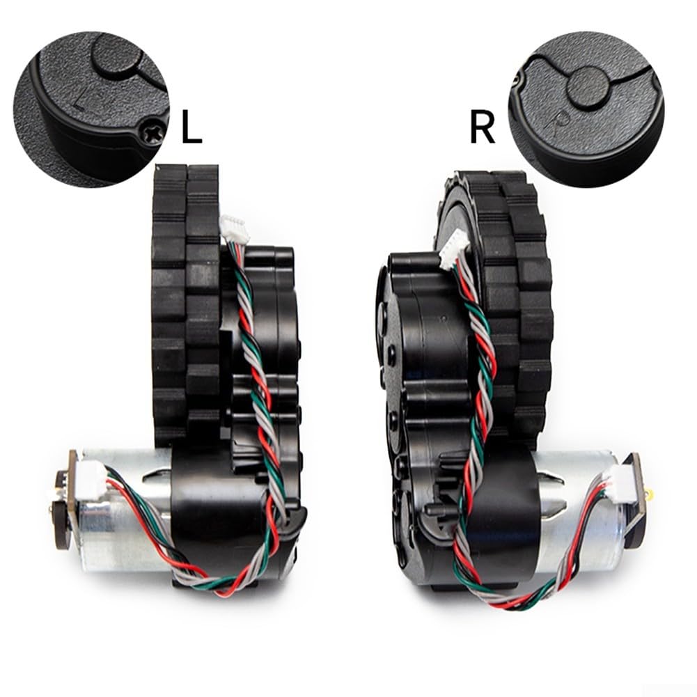 Linkes oder rechtes Rad für iHome S1, selbstentleerender Roboter-Staubsauger, einfache Installation (links + rechts) von SPORTARC