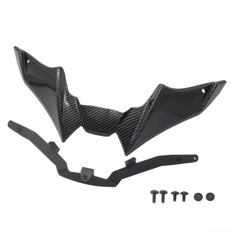 Motorrad Windflügel, Motorrad Fester Flügel für MT-09 SP 2021-2023 Motorrad Sport Spoiler Aerodynamischer Flügelabweiser, Kohlefaser von SPORTARC