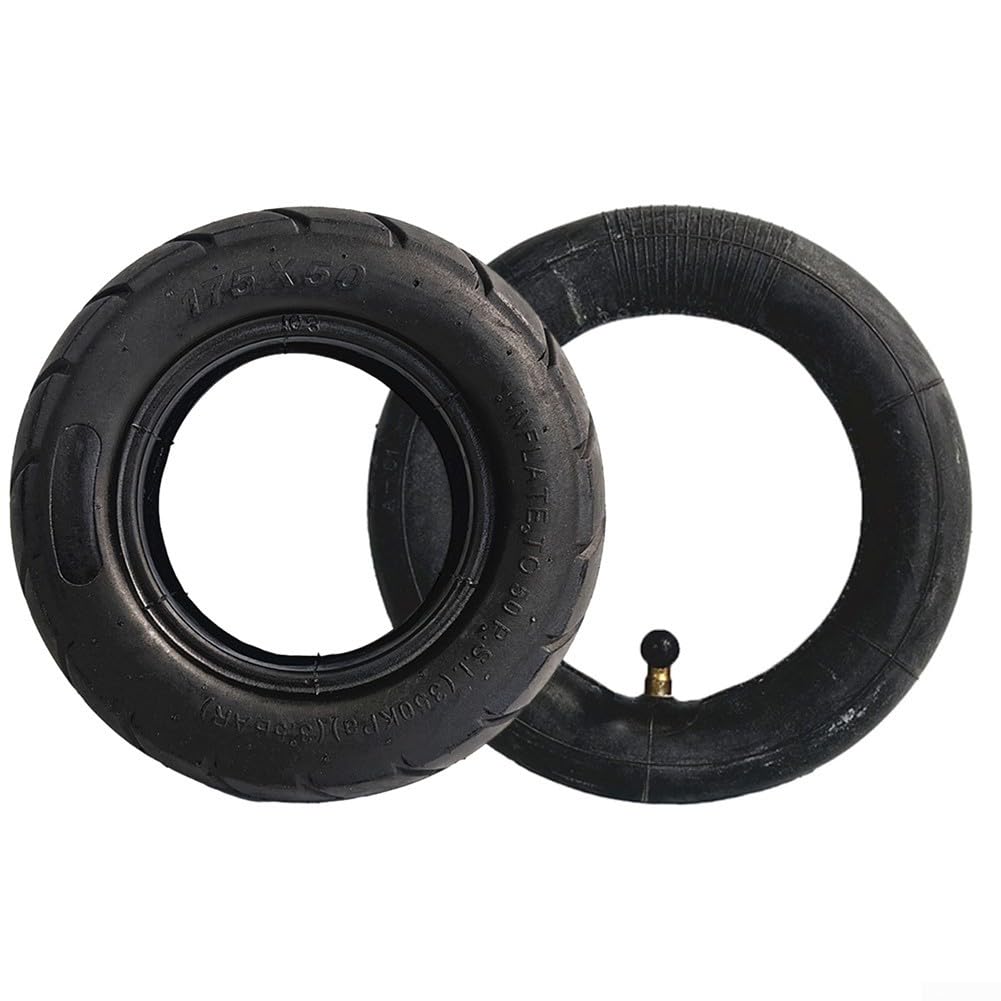 Premium Elektroroller-Reifen-Set, 17,8 cm (7 Zoll), Schlauch und Außenreifen, Schwarz (Schlauch + Reifen) von SPORTARC
